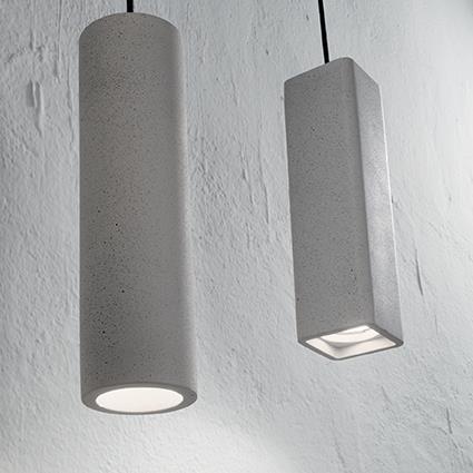 Подвесной светильник Ideal Lux OAK SP1 SQUARE CEMENTO (150673)