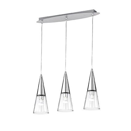 Подвесной светильник Ideal Lux Cono SB3 Cromo 112367