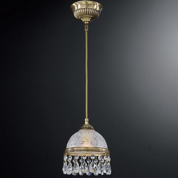 Подвесной светильник Reccagni Angelo L. 6200/16 cm. L. 6200/16 cm. BRONZO ARTE ORIENTE + TRASP.