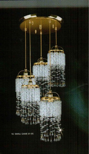 Люстра Хрусталь Artglass SMALL GAME 01-05 CE A25236