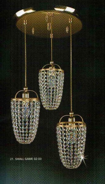 Люстра Хрусталь Artglass SMALL GAME 02-03 CE A25239