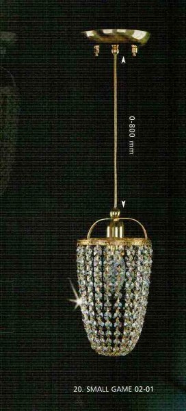 Люстра Хрусталь Artglass SMALL GAME 02-01 CE A25238