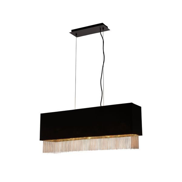 Подвесной светильник Searchlight FRINGE 8724-4BK