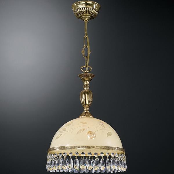 Люстра-подвес L.6306/28 cm. RECCAGNI ANGELO L. 6306/28 cm. ORO FRANCESE ROSE + TRASP.