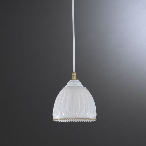 Подвесной светильник Reccagni Angelo L. 9601/14 BIANCO OPACO VETRO BIANCO