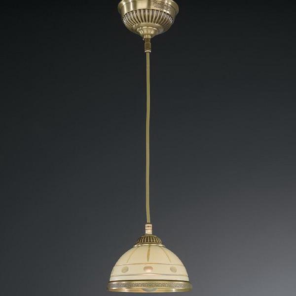 Подвесной светильник Reccagni Angelo L 7004/16 L. 7004/16 BRONZO ARTE CREMA CLASSICO