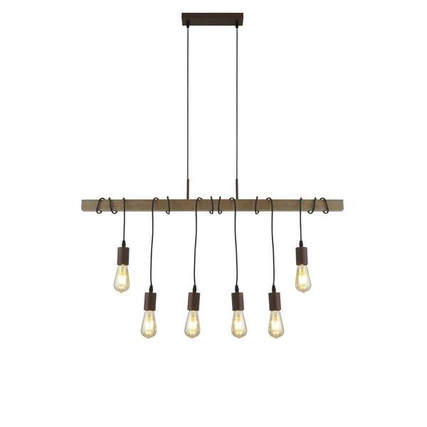 Подвесной светильник Searchlight BARN 4876-6BR