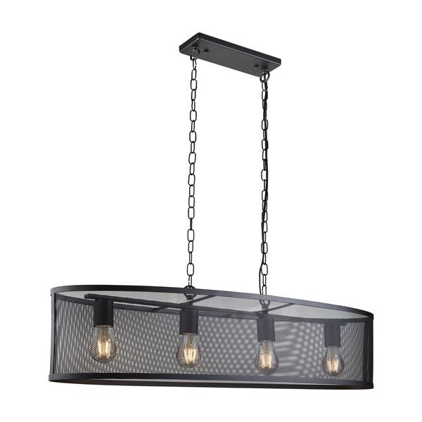 Подвесной светильник Searchlight FISHNET 2484-4BK