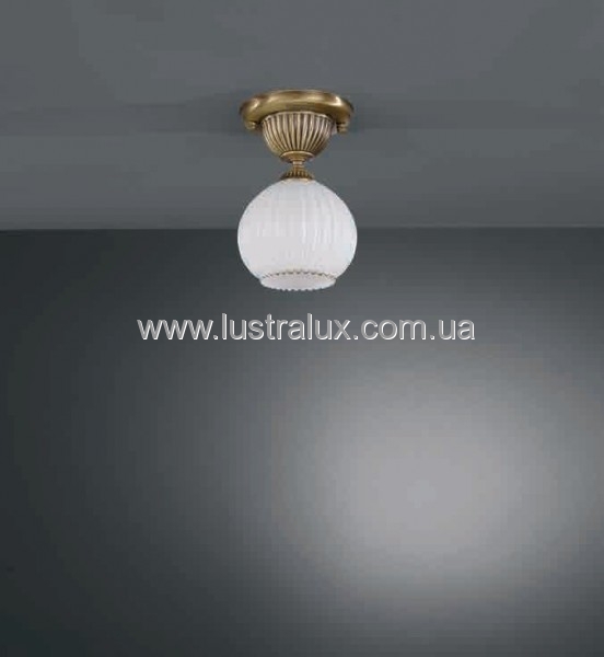 Светильник Reccagni Angelo PL. 8700/1 BRONZO ARTE BIANCO