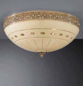 Люстра RECCAGNI ANGELO PL. 7104/3 PL. 7104/3 ORO FRANCESE CREMA CLASSICO