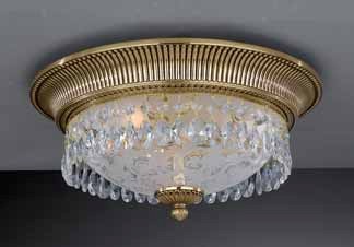 Светильник Reccagni Angelo PL. 6300/3 ORO FRANCESE ORIENTE + TRASP.