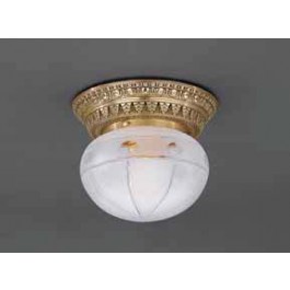 Светильник настенно-потолочный Reccagni Angelo PL. 7824/1 ORO FRANCESE SATIN MOLATO