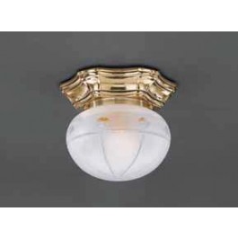 Светильник настенно-потолочный Reccagni Angelo PL. 7834/1 ORO FRANCESE SATIN MOLATO
