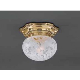 Светильник настенно-потолочный Reccagni Angelo PL. 7831/1 ORO FRANCESE ORIENTE
