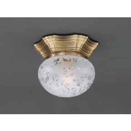 Светильник настенно-потолочный Reccagni Angelo PL. 7731/1 BRONZO ARTE ORIENTE