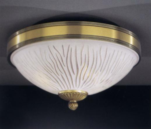 Потолочный светильник Reccagni Angelo PL. 5650/2 PL. 5650/2 BRONZO ARTE BIANCO