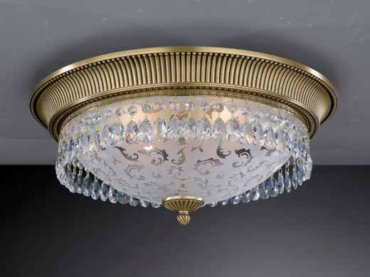 Потолочный светильник RECCAGNI ANGELO PL. 6200/4 PL. 6200/4 BRONZO ARTE ORIENTE + TRASP.