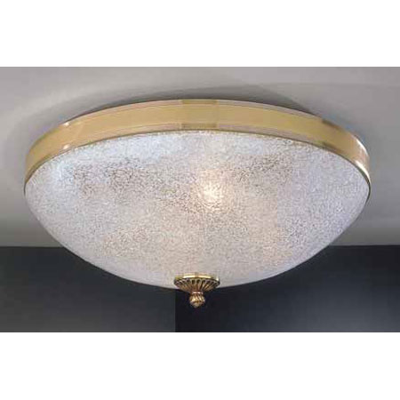 Потолочный светильник RECCAGNI ANGELO PL. 4700/3 ORO FRANCESE VETRO TRASPARENTE