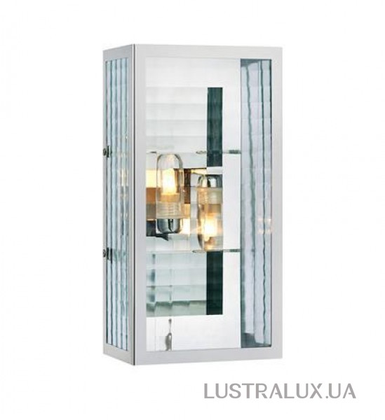 FULHAM Бра Markslojd 2L Chrome/Clear IP44 107180