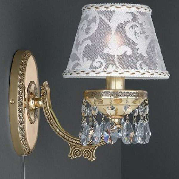 Бра Reccagni Angelo A. 7133/1 ORO FRANCESE CLASSICO RICAMO + TRASP.