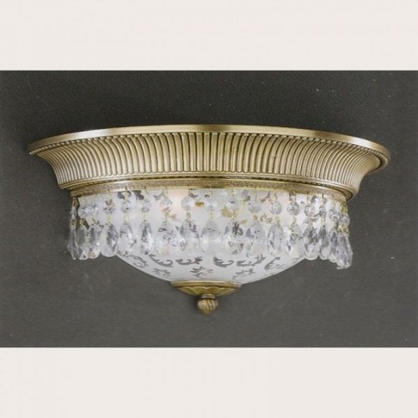 Бра Reccagni Angelo A. 6216/2 BRONZO ARTE ROSE +  TRASP.