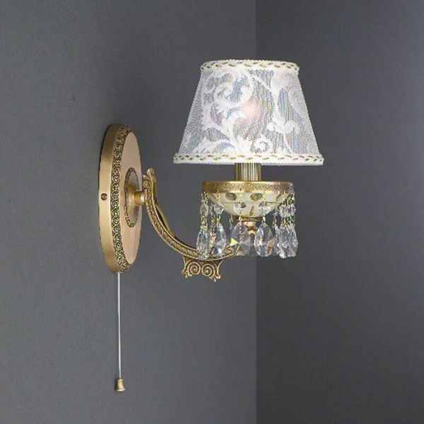 Бра Reccagni Angelo A. 7033/1 BRONZO ARTE CLASSICO RICAMO + TRASP.