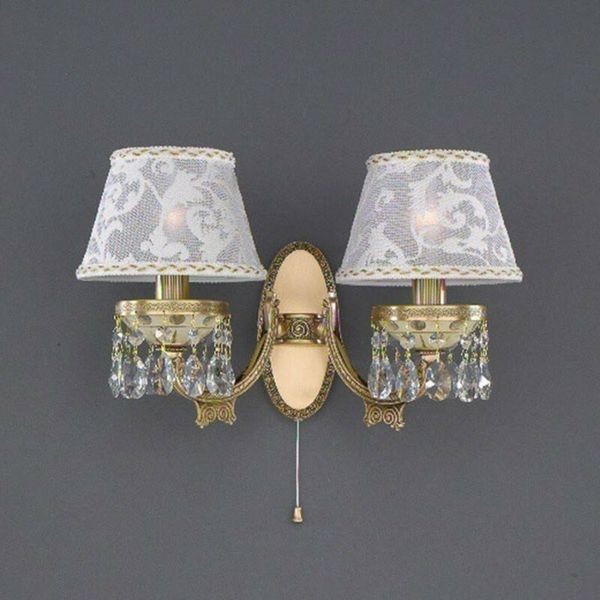 Бра Reccagni Angelo A. 7033/2 BRONZO ARTE CLASSICO RICAMO + TRASP.