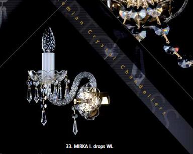 Бра хрустальное Artglass MIRKA I. DROPS CE A2516384