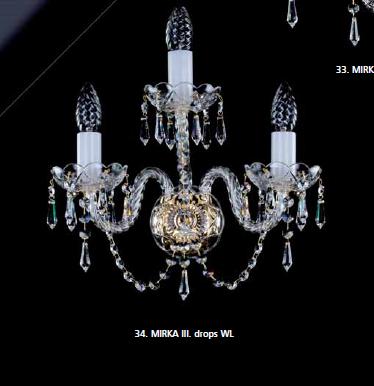 Бра хрустальное Artglass MIRKA III. DROPS CE A2516386