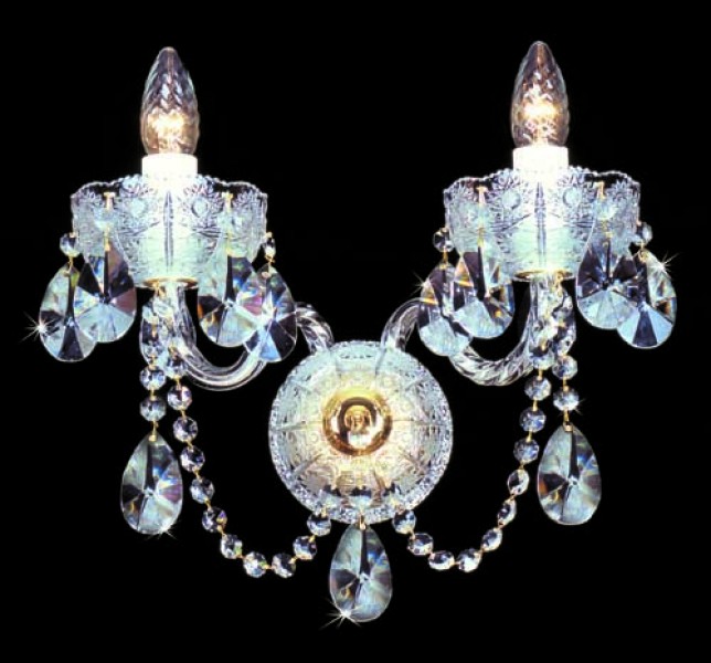 Бра хрустальное Bydzov 4045 02/7HK-669SB