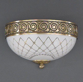 Бра RECCAGNI ANGELO A. 7012/2 BRONZO ARTE BIANCO IMPERO