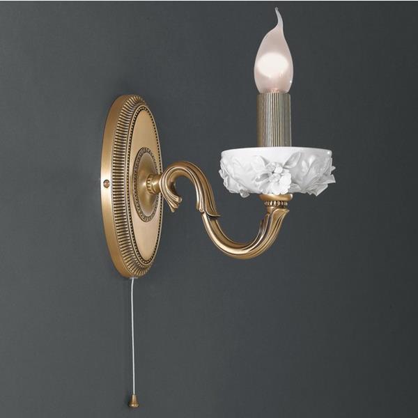 БРА RECCAGNI ANGELO A. 9011/1 A. 9011/1 BRONZO ARTE BIANCO