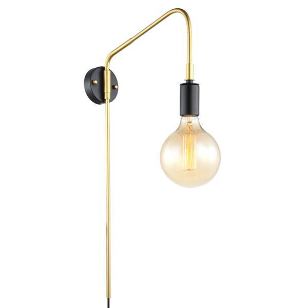 Бра Italux Malene MBM3386/1 BK+GD