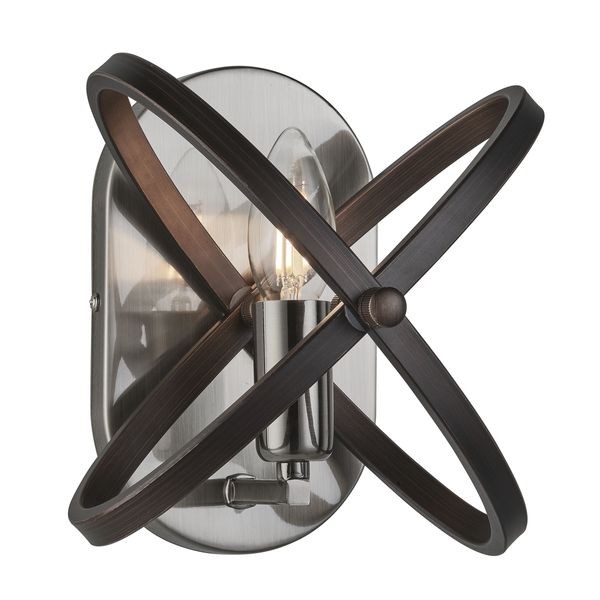 Настенный светильник Searchlight HOOPLA 8241PW