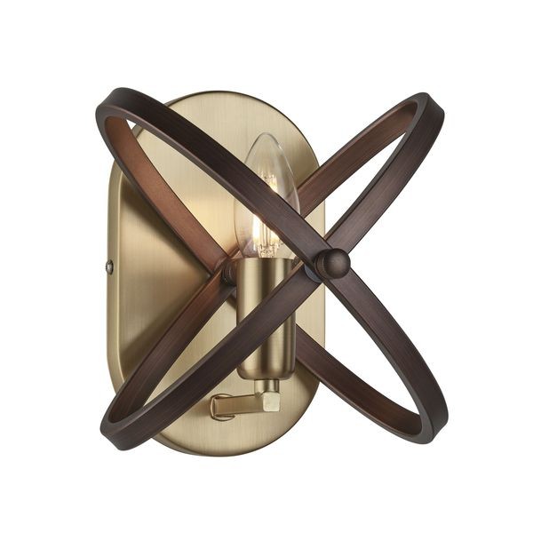 Настенный светильник Searchlight HOOPLA 8241BZ