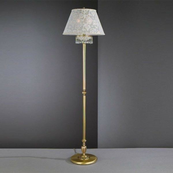 Торшер Reccagni Angelo PN. 7030/2 BRONZO ARTE IMPERO RICAMO + TRASP.