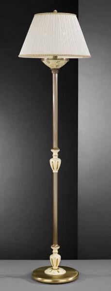 Торшер RECCAGNI ANGELO PN. 6608/2 PN. 6608/2 BRONZO ARTE ROSE PLISSE