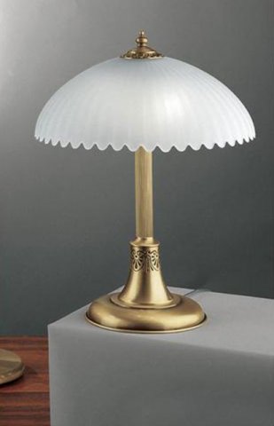 Настольная лампа RECCAGNI ANGELO P. 825 BRONZO ARTE VETRO SATIN