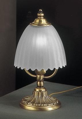Настольная лампа Reccagni Angelo P. 3520 BRONZO ARTE VETRO SATIN