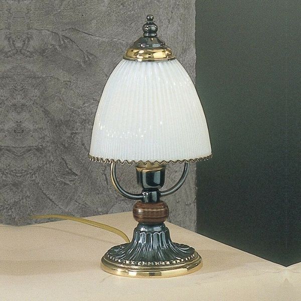 Настольная лампа Reccagni Angelo P. 800 BRONZO SF. VETRO BL.