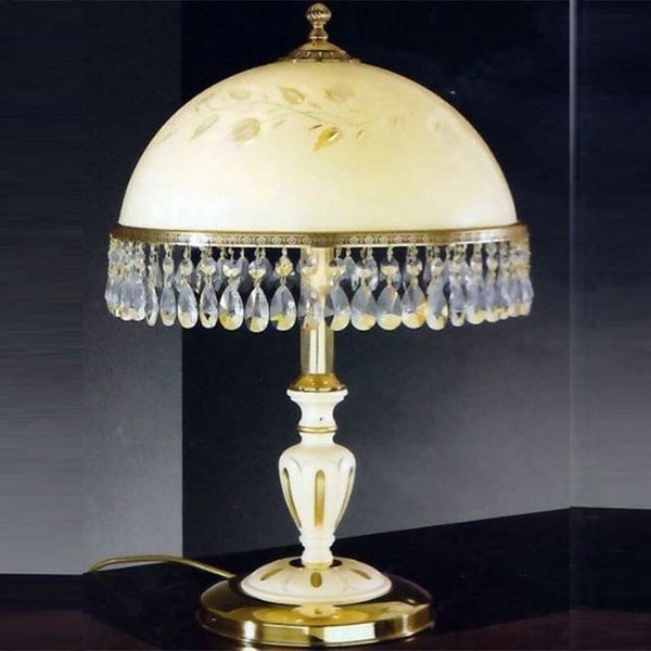 Настольная лампа Reccagni Angelo P. 6906 G ORO FRANCESE ROSE + TRASP.