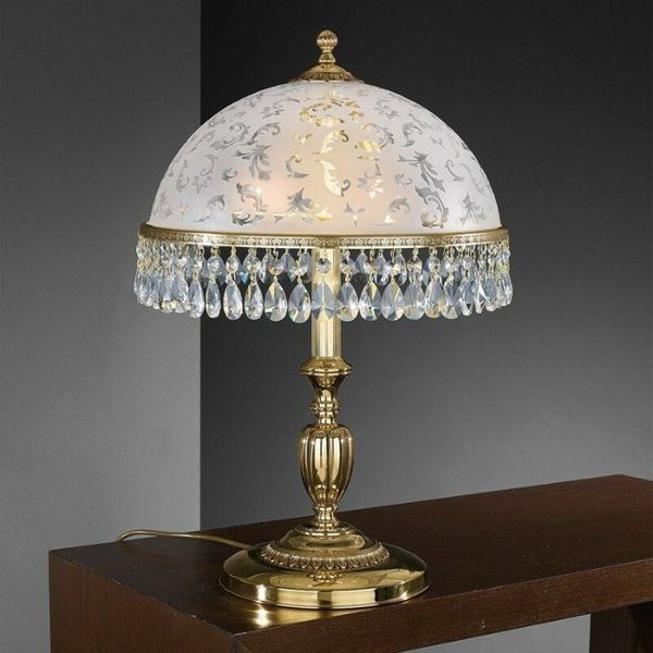 Настольная лампа Reccagni Angelo P. 6300 G ORO FRANCESE ORIENTE + TRASP.