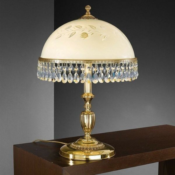 Настольная лампа Reccagni Angelo P. 6306 G ORO FRANCESE ROSE + TRASP.