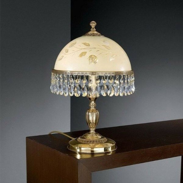 Настольная лампа Reccagni Angelo P. 6306 M ORO FRANCESE ROSE + TRASP.