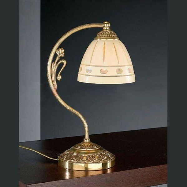 Настольная лампа Reccagni Angelo P. 7154 P ORO FRANCESE CREMA CLASSICO
