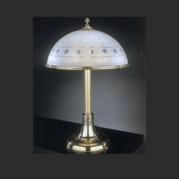 Настольная лампа Reccagni Angelo P. 750 ORO FRANCESE VETRO SAT. MOLATO