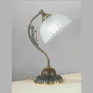 Настольная лампа RECCAGNI ANGELO P. 1805 BRONZO SF. VETRO SATIN
