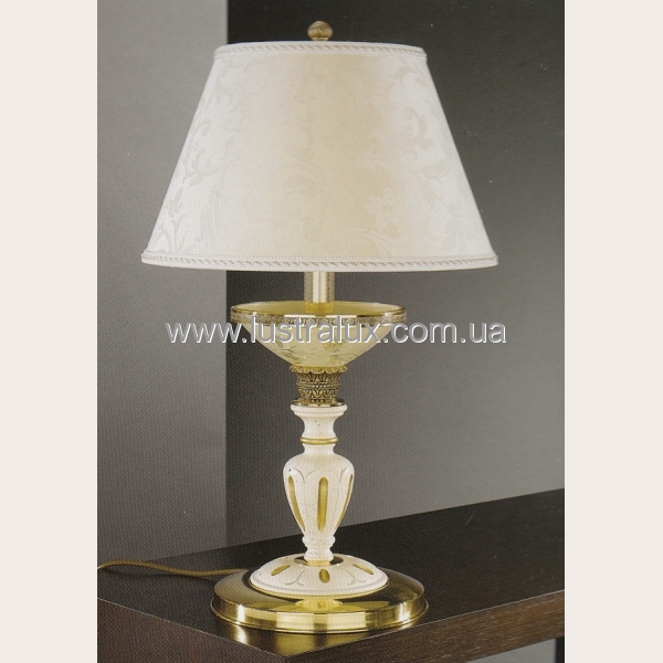 Настольная лампа Reccagni Angelo P. 6718 G ORO FRANCESE ROSE DAMASCATO