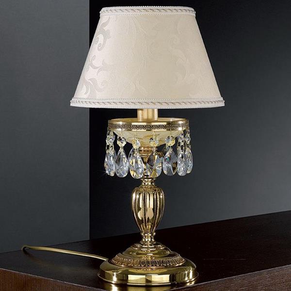 Настольная лампа Reccagni Angelo P. 6523 P ORO FRANCESE ROSE DAMASCATO+TRASP.