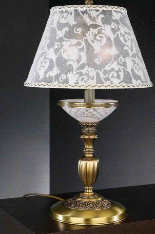Лампа настольная RECCAGNI ANGELO P. 7032 G BRONZO ARTE IMPERO PAR. RICAMO